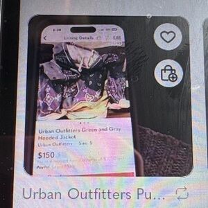 Urban Outfitters Smartphone with Black and Silver Design